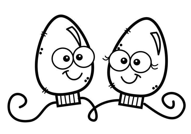 Tareitas: LUCES NAVIDEÑAS PARA COLOREAR