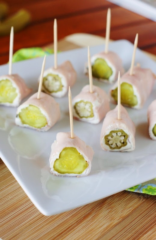 3-Ingredient Ham & Pickle Bites