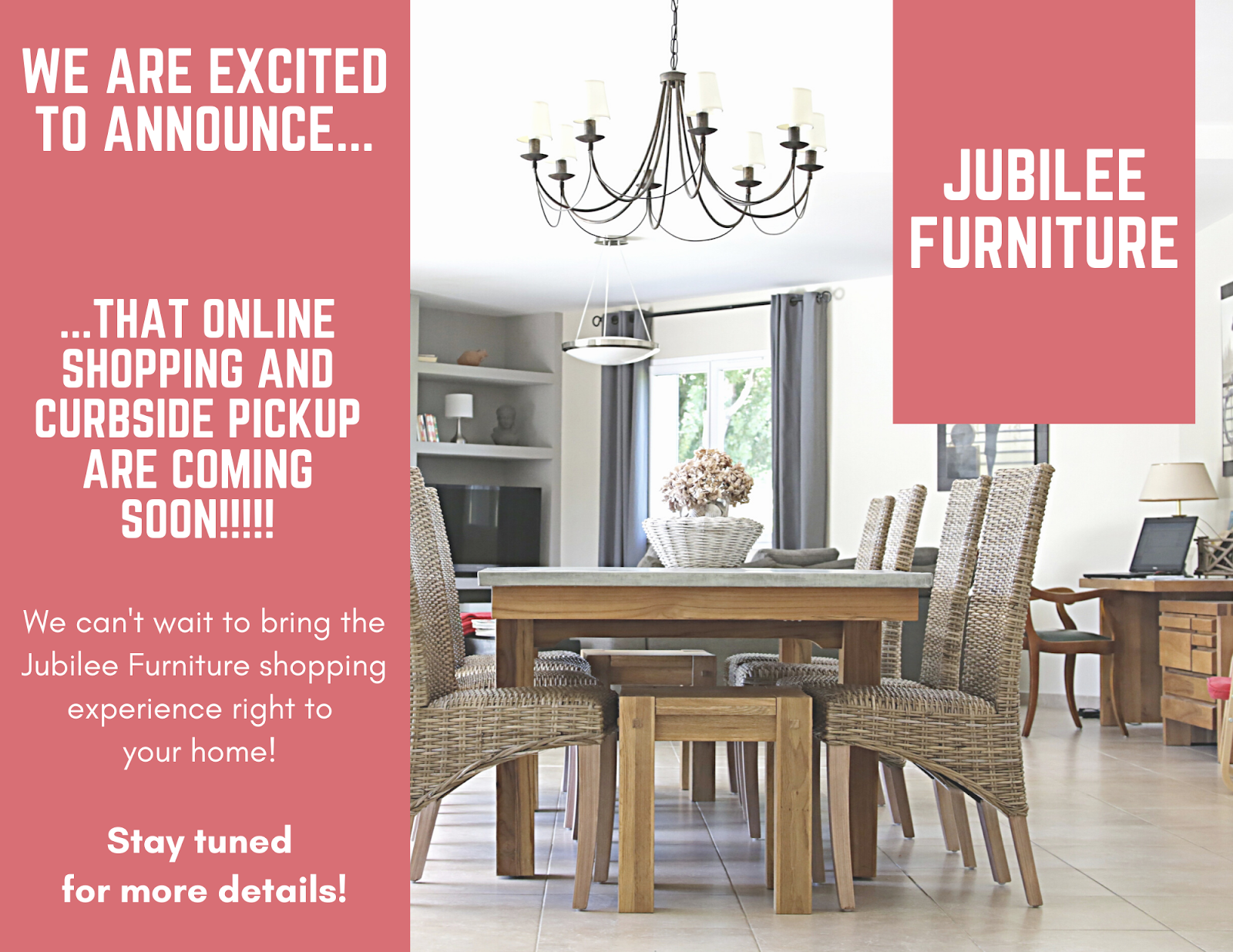 Jubilee Furniture Still working out some of the details but we're