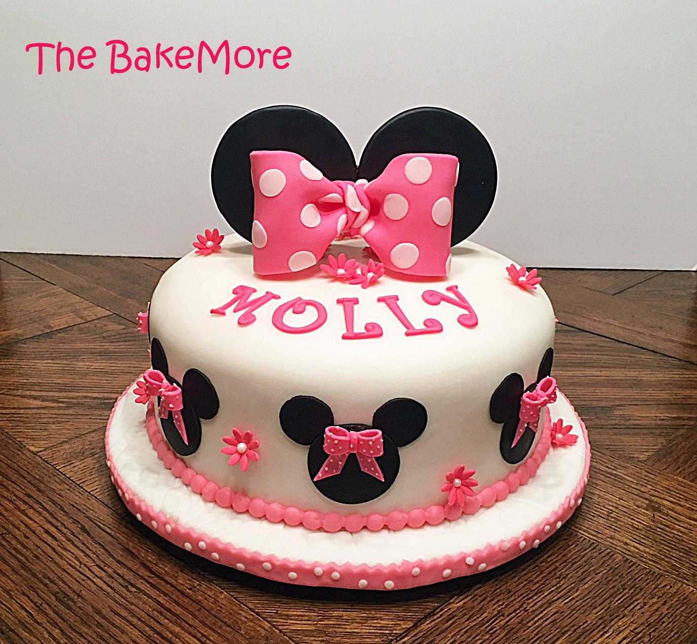 Pink Minnie Mouse Birthday Cake