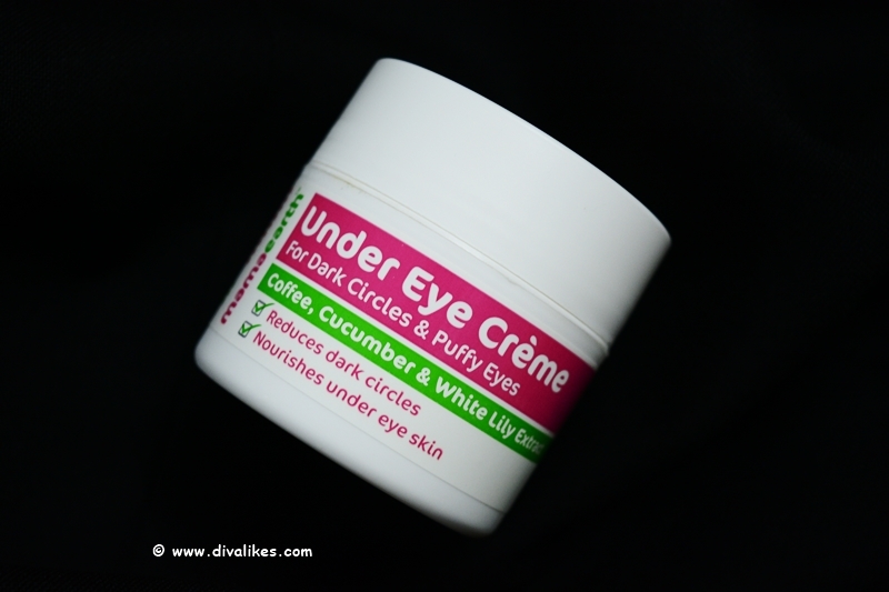 Mamaearth Under Eye Creme Review Diva Likes