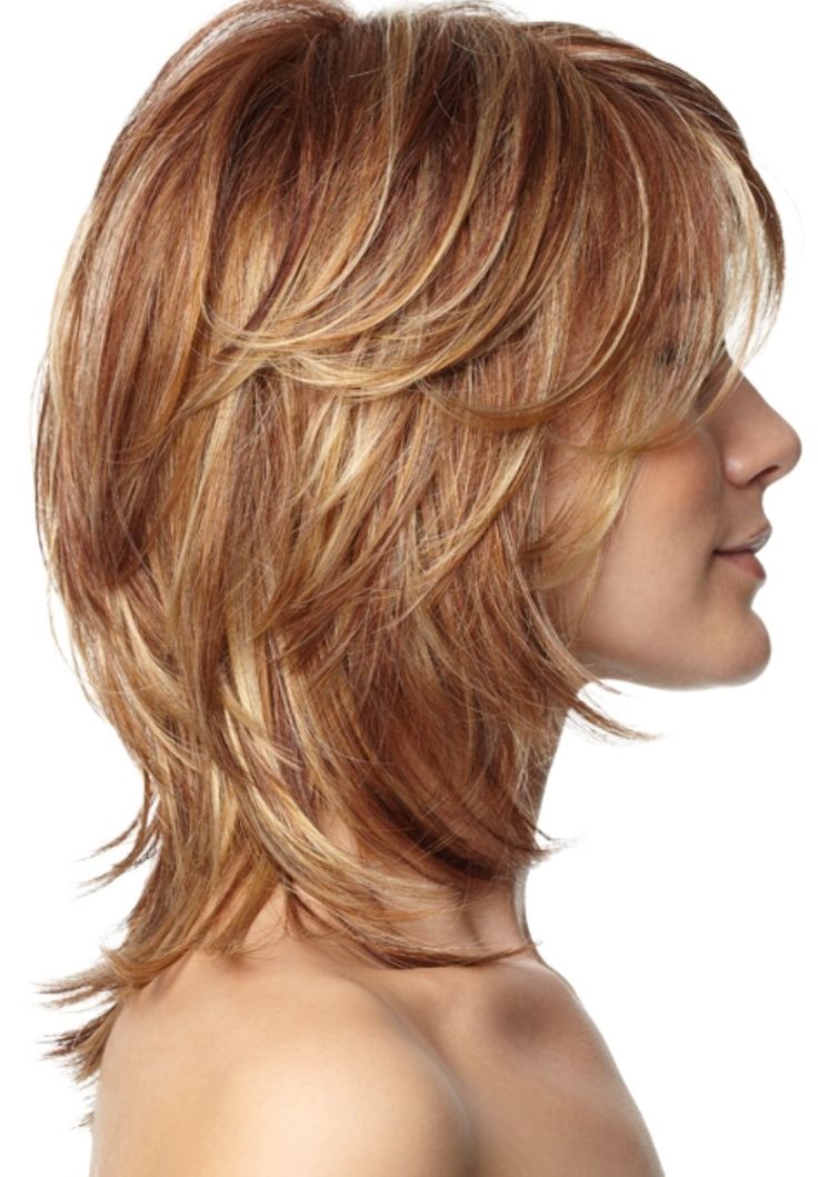 Hairstylesganz Shaggy Layered Medium Length Hairstyles