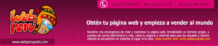 Diseño de página web - Agencia Interactiva - webperugratis.com
