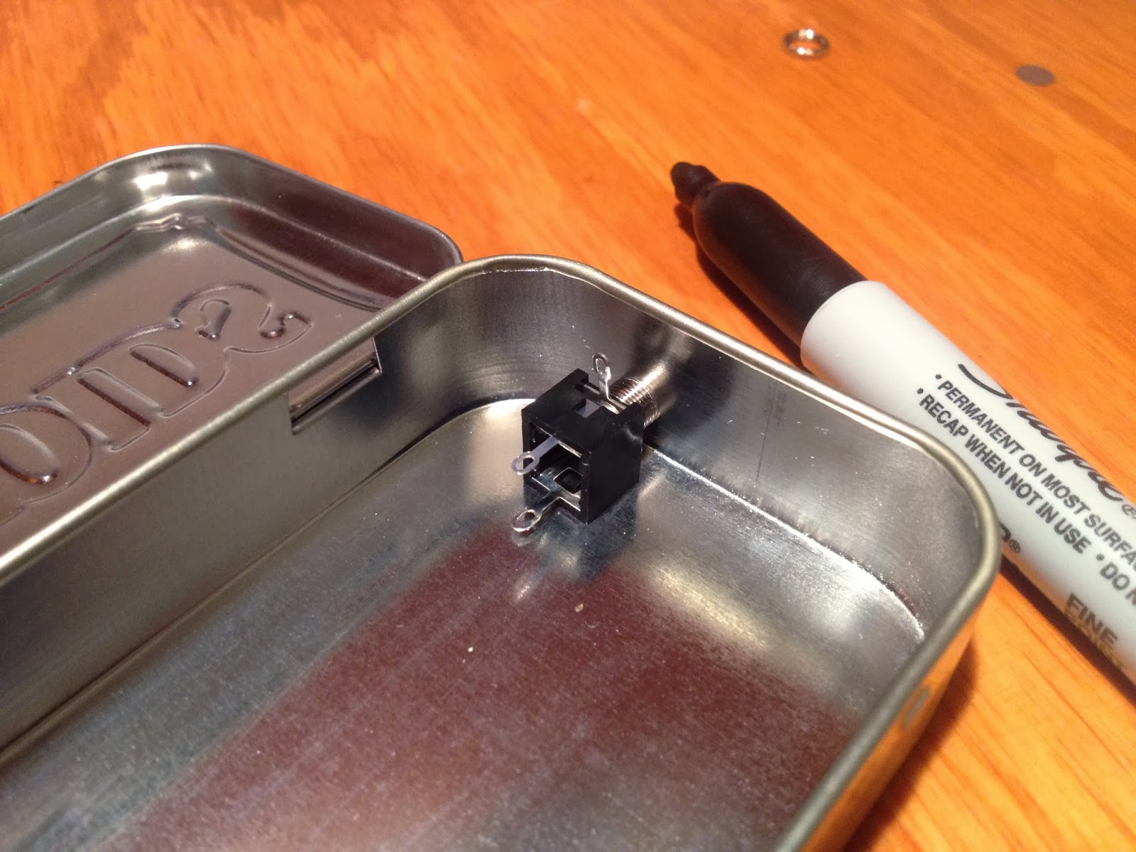 Adventures in Ham Radio Enclosure for KF5INZ "Easy Digi" Sound card