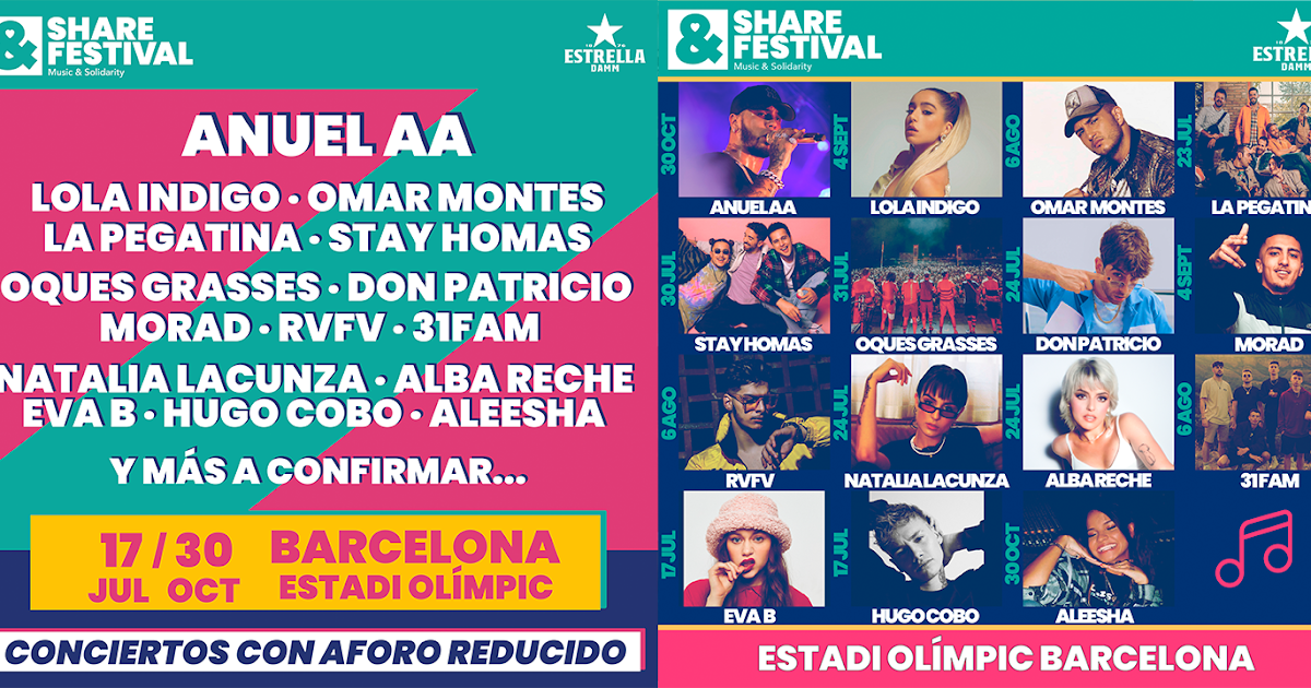 El Share Festival da a conocer toda su programación y estrena formato