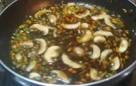 Added mushrooms into the hot and sour soup recipe
