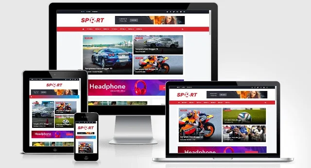 O modelo Sports Blogger Template O modelo Sports Blogger Template