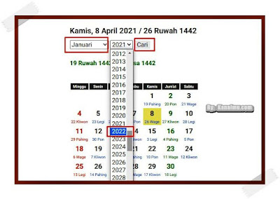 cara menggunakan kalender jawa online - kanalmu