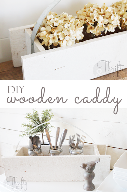 http://www.thriftyandchic.com/2015/07/diy-wooden-caddy-with-galvanized-metal.html