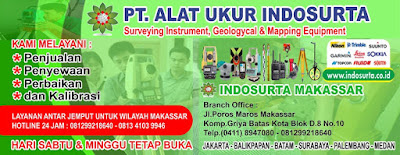 Jual, Sewa, Kalibrasi Alat Survey di Indosurta Cabang Makassar ( INDOSURTA MAKASSAR )