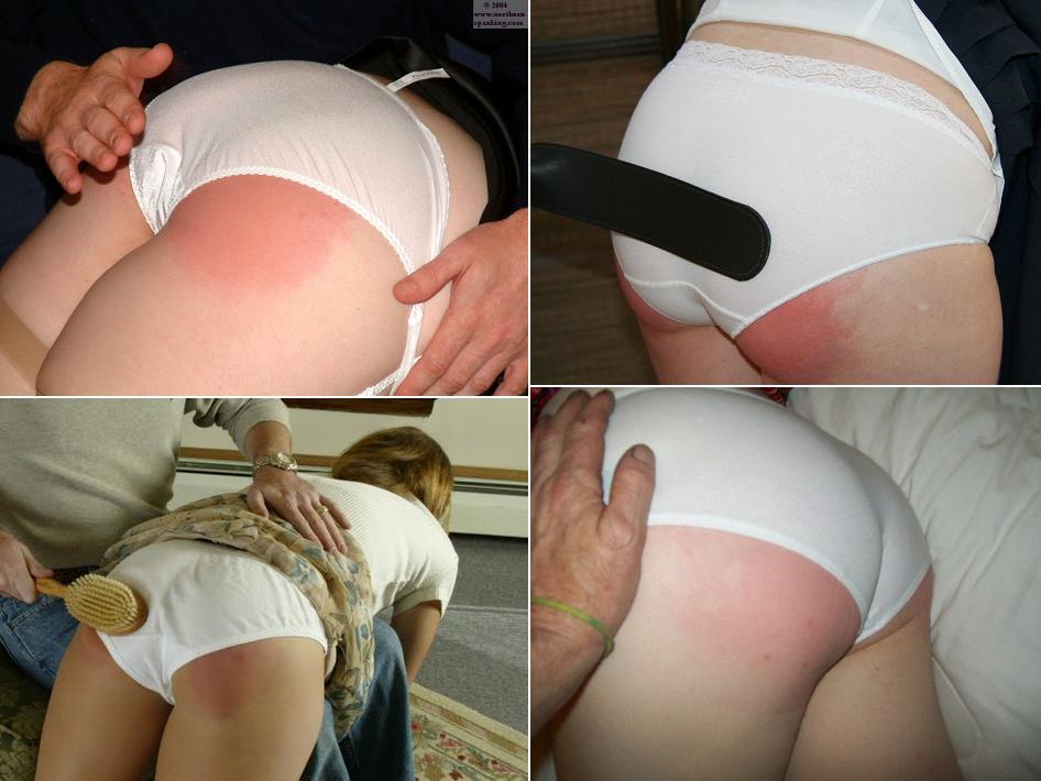 Man Wears Granny Panties Spanked.