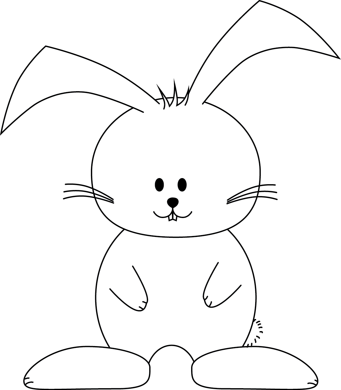 Easter Bunny Coloring Pictures 53