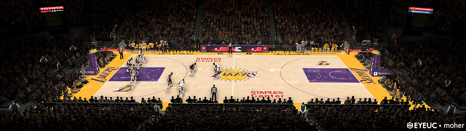 Los Angeles Lakers Staples Center 8k By Mannilive For 2k20 Nba 2k Updates Roster Update Cyberface Etc