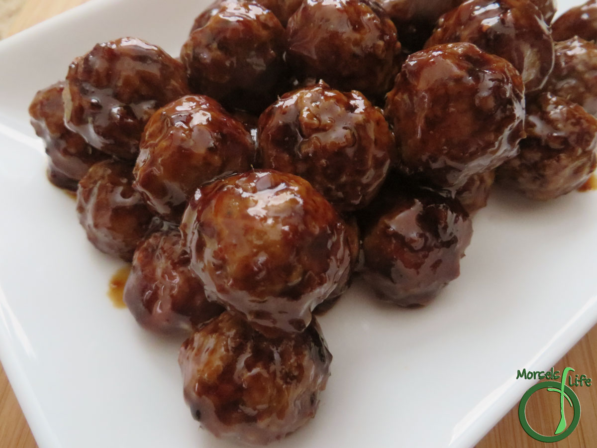 Morsels of Life - Asian Meatballs - Flavorful Asian meatballs with lemongrass and ginger in a savory sauce. Perfect as an appetizer or snack by themselves or as a meal served on rice or in a roll.