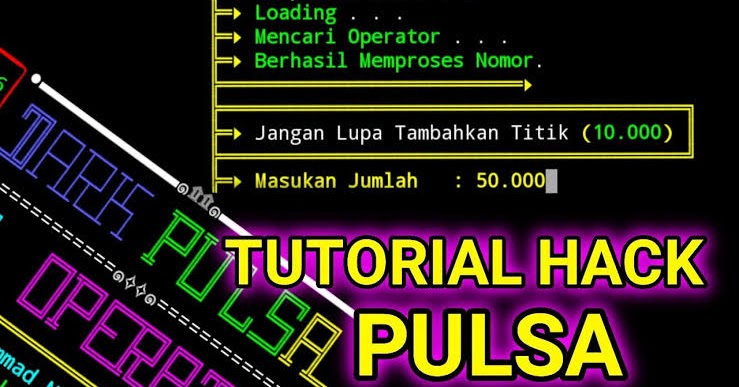 Tutorial Hack Pulsa All Operator Via Termux 2020 - MasIwan