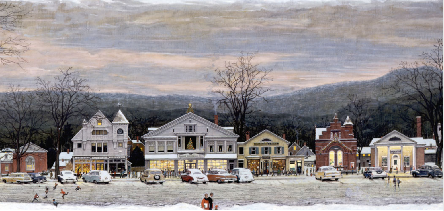 Pillar to Post WALK ALONG NORMAN ROCKWELL’S CHRISTMAS VILLAGE