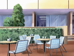 anime background restaurant scenery outdoor landscape