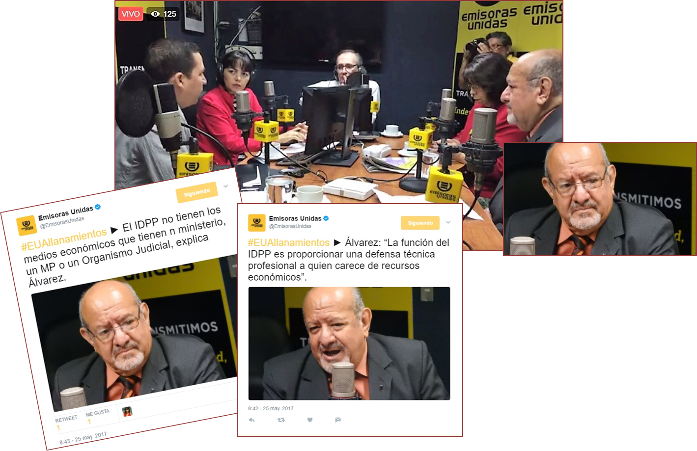 Programa A Primera Hora de Emisoras Unidas Noticias IDPP