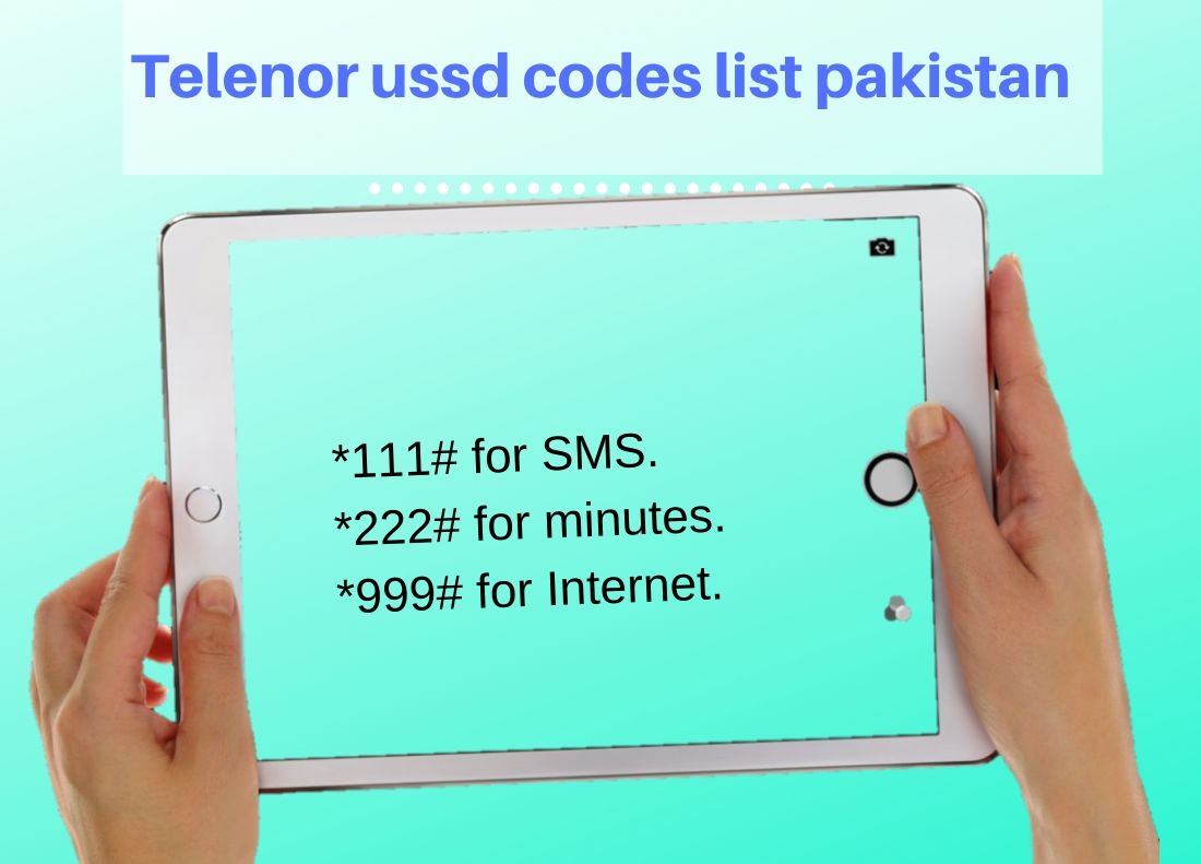 Telenor ussd codes list Pakistan