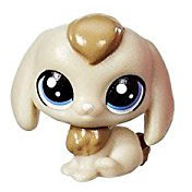 Littlest Pet Shop Series 1 Teensie Pets Hatter Bunnyton (#1-131) Pet