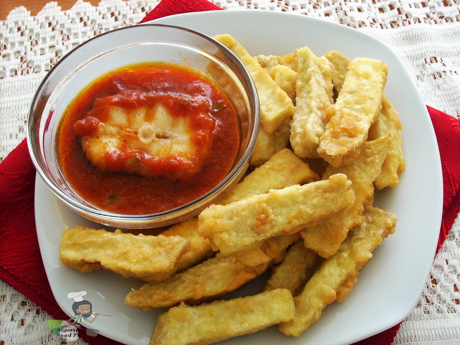 Yamarita Dun Dun Oniyeri (Egg Coated Yam fries)