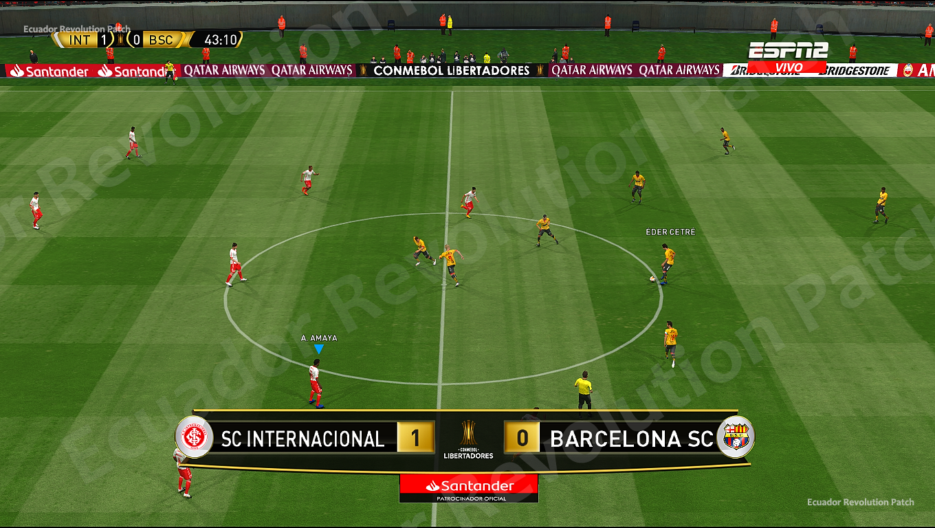 Marcador Oficial Copa Libertadores PES 2017 PC