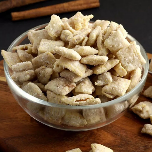Snickerdoodle Puppy Chow Snack Mix Snickerdoodle Puppy Chow Snack Mix