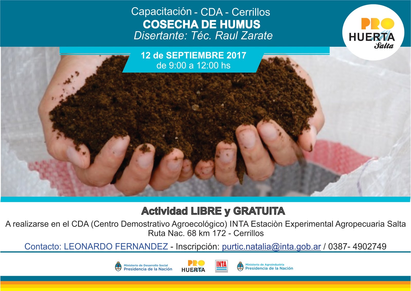 Capacitación de COSECHA DE HUMUS en el Centro Demostrativo ...