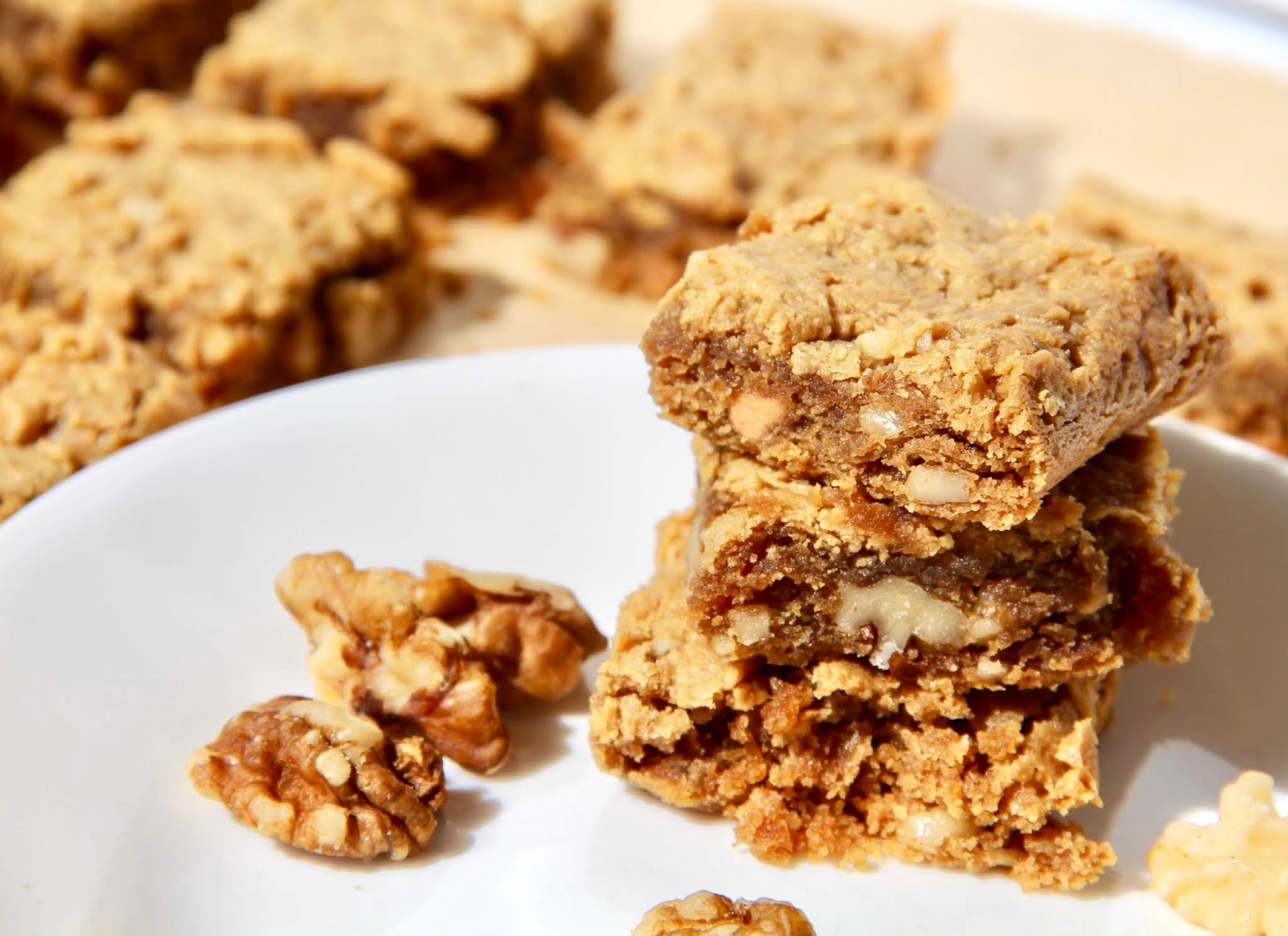 Joy Filled Table Peanut Butter Walnut Blondies