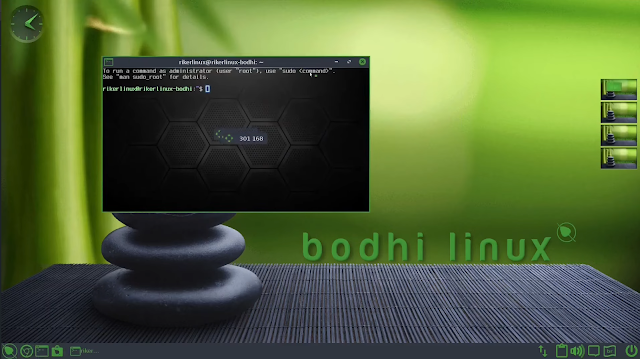 Bodhi Linux se trata de um sistema pra PC fraco, com 2 G de RAM, processador dualcore ou siglecore