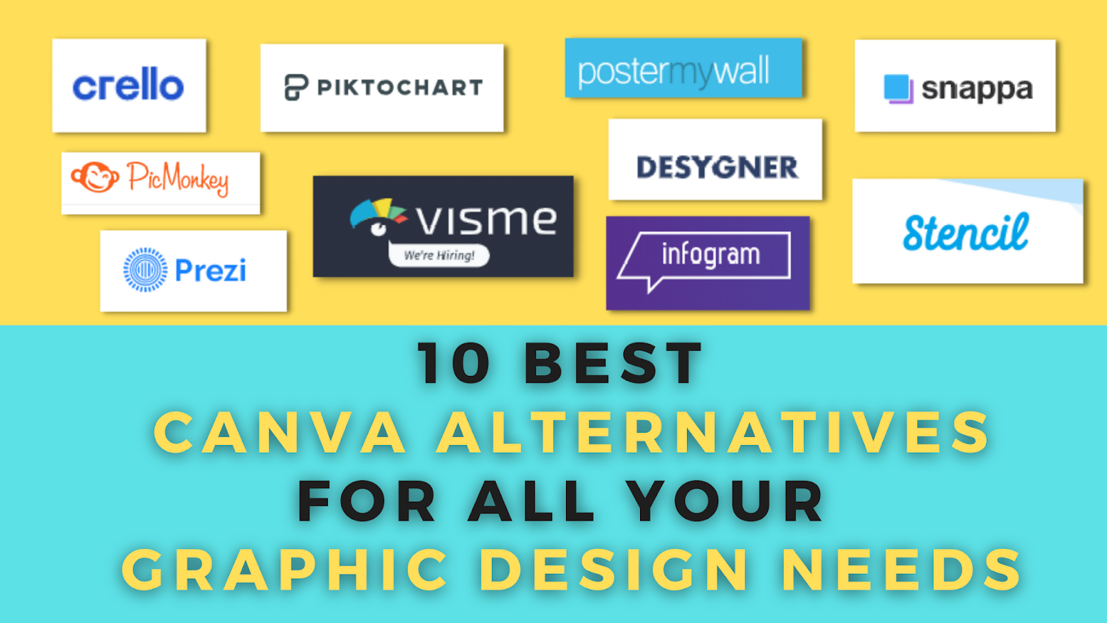 10 Best Canva Alternatives for all your Graphic Design needs