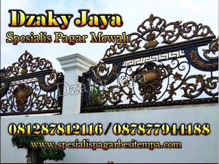 produk pagar besi tempa klasik mewah Dzaky Jaya No.03