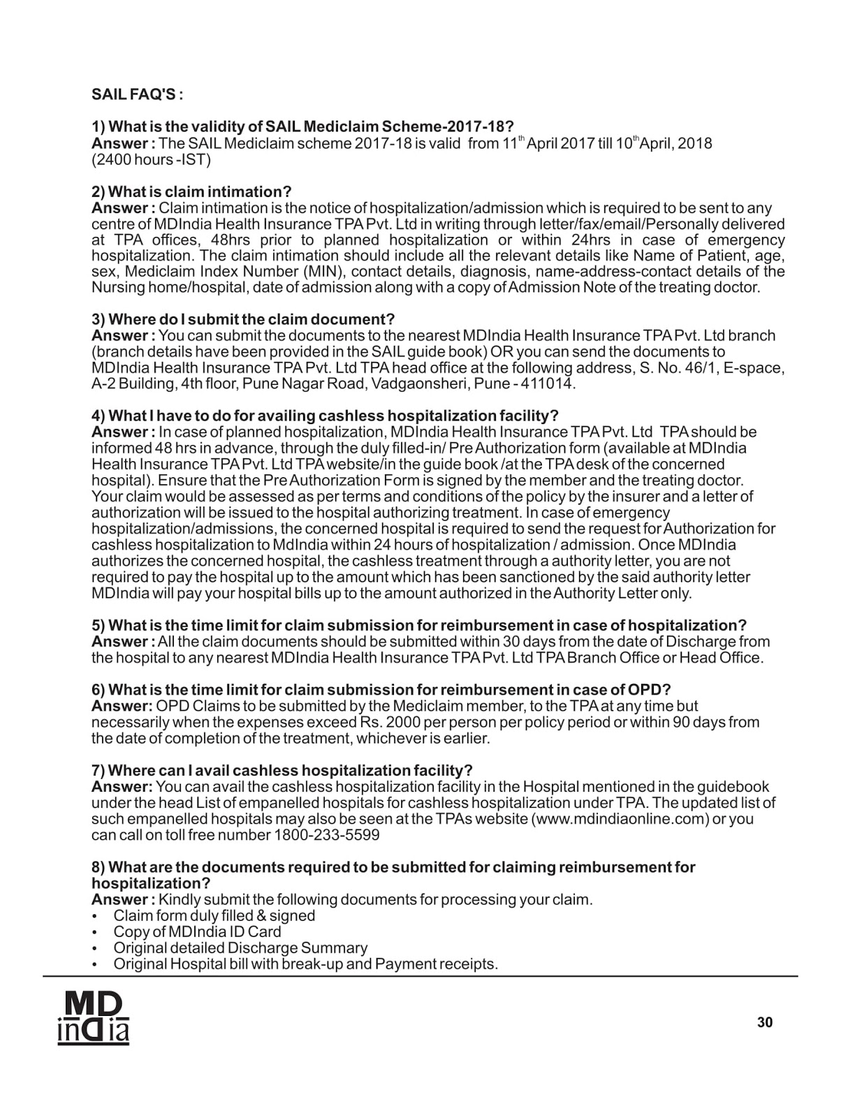 Health Insurance Tpa Claim Form Pdf