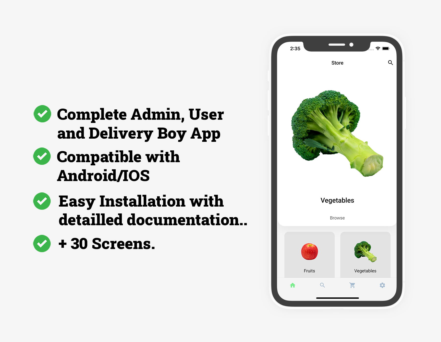 Flutter Grocery: Full Android + iOS eCommerce App (Flutter 2.0 Supported) - 8