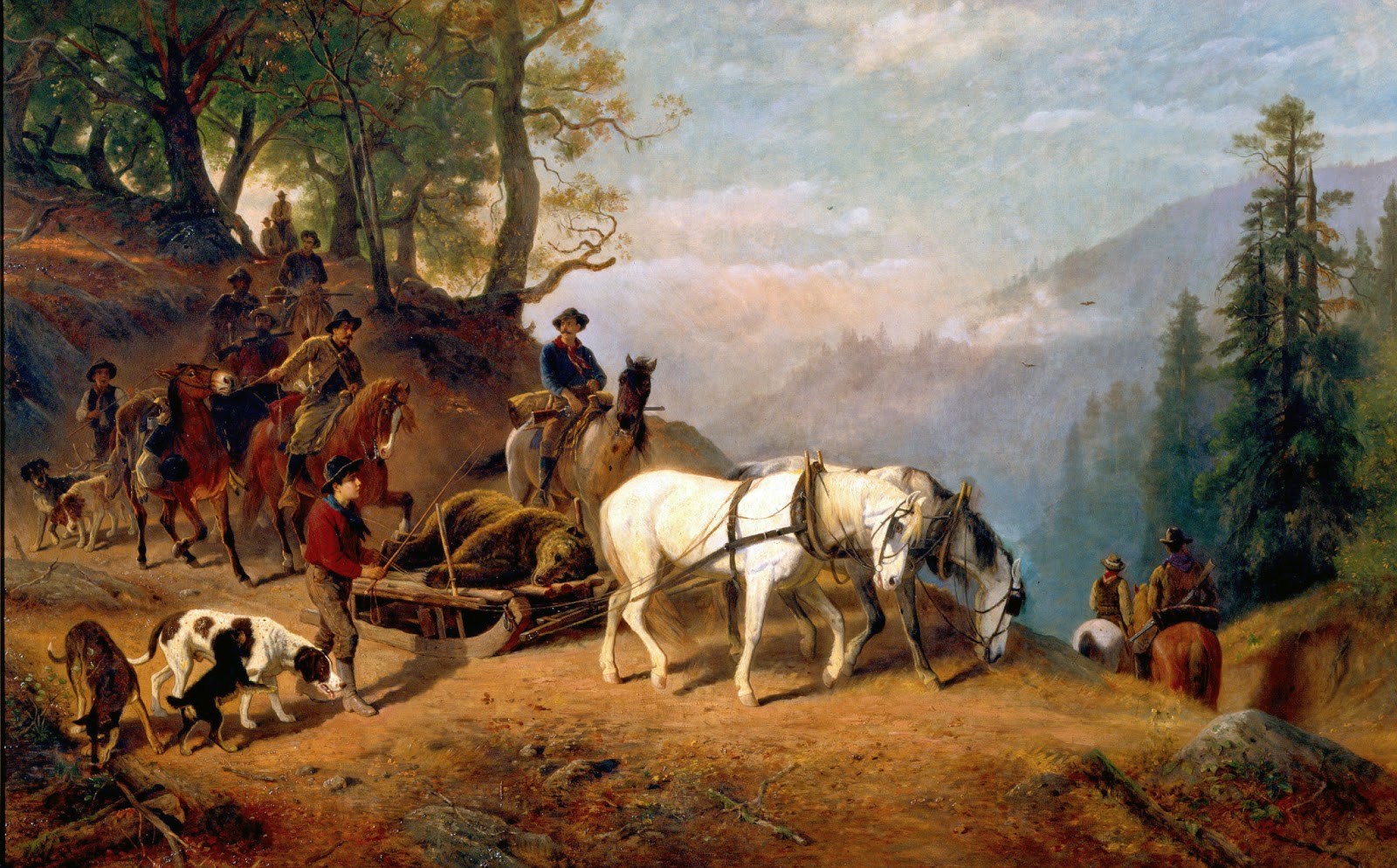 19th century American Paintings Paintings by Williams
