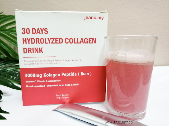 Jeanc 30 Days Hydrolyzed Collagen Drink Malaysia Skin Challenge
