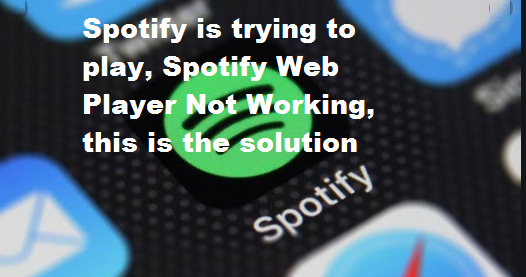 spotify player not playing spotify player not playing