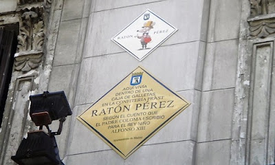 Placa conmemorativa al Ratoncito Pérez, Madrid