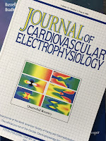 The Journal of Cardiovascular Electrophysiology, with a figure from Lindblom et al. on the cover, superimposed on Intermediate Physics for Medicine and Biology.