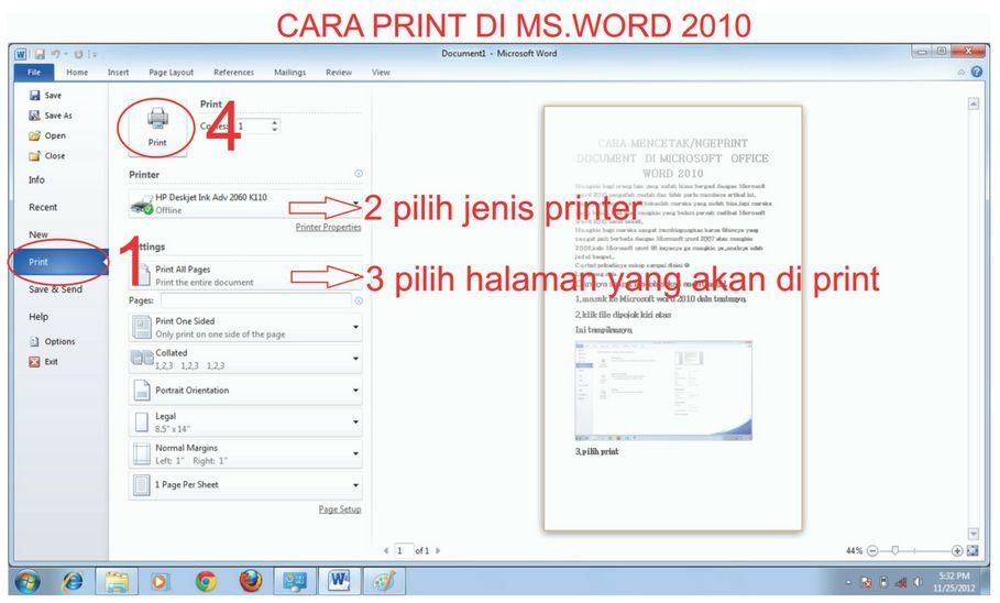 Cara Ngeprint Amplop Di Word