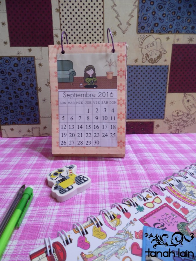 Calendario 2016 para imprimir