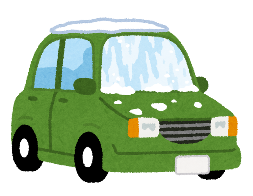 凍結した車のフロントガラスのイラスト | かわいいフリー素材集 いらすとや