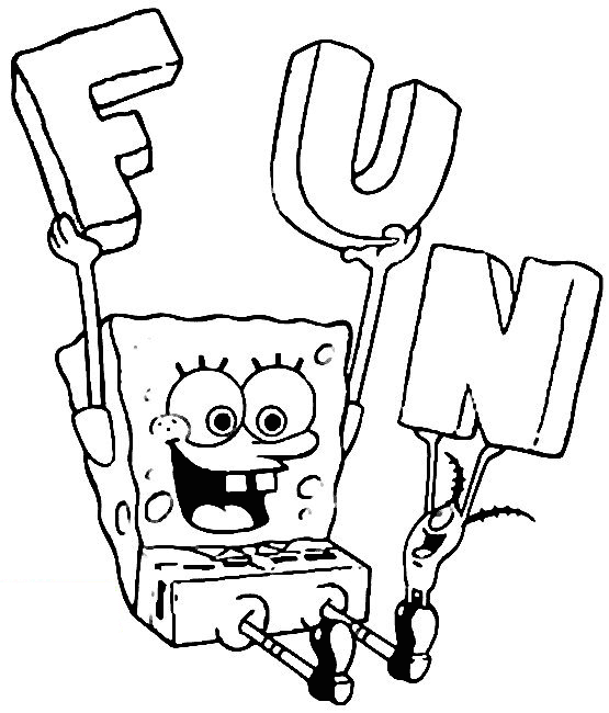 SpongeBob SquarePants Coloring Pages holiday.filminspector.com