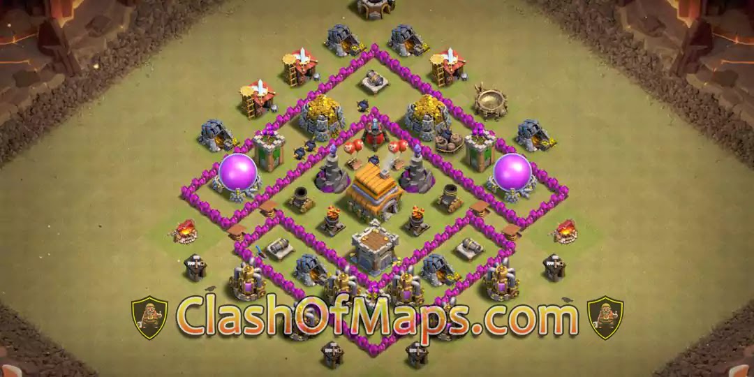 Top 6 Best Th6 War Base Designs W/ Link 2020 Town hall 6 List 1