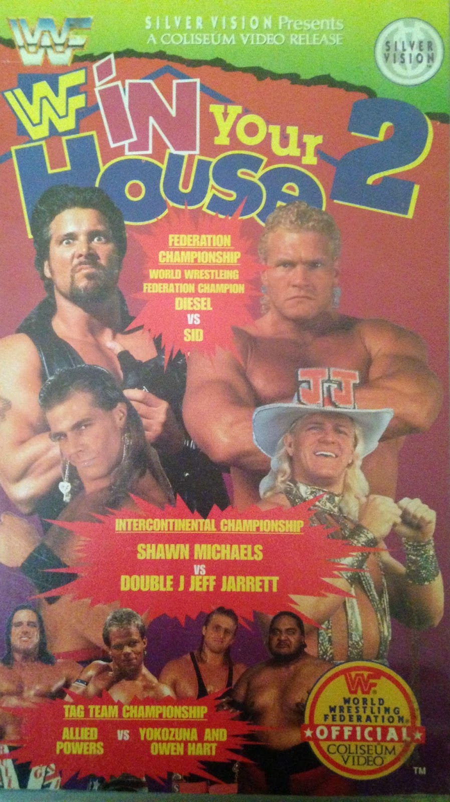 WWF / WWE - In Your House 2 - The Lumberjacks - VHS cover