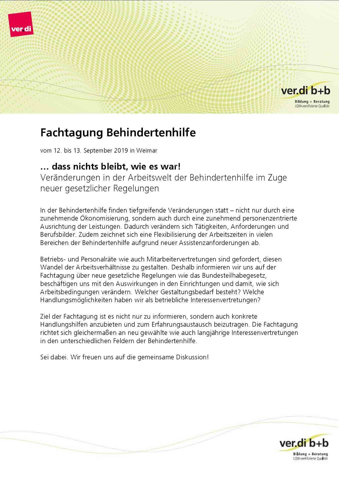 Bis Betriebsratsseminare Betriebsrats Seminare Katalog 2019