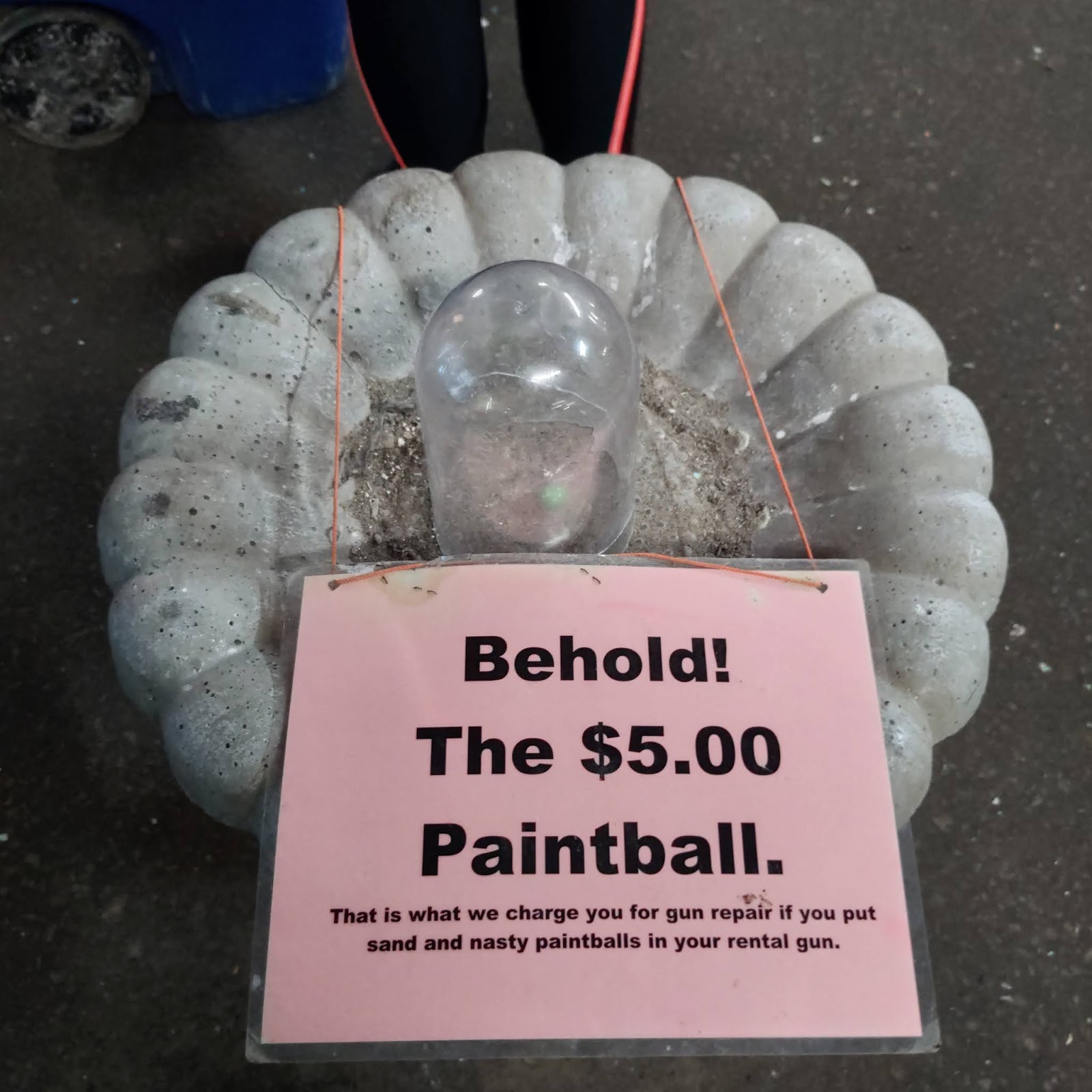 Paintball in a cave? Yes, please!