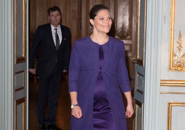 Crown Princess Victoria of Sweden met with the President of Afghanistan, Ashraf Ghani Ahmadzai. The meeting was held at the Royal Palace