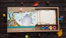 "Kühle Pfötchen für Piet": Das Bilderbuch für kleine Natur-Entdecker. Das Vogelhäuschen aus Holz zum selber Bemalen bietet kreative Möglichkeiten für Kinder.