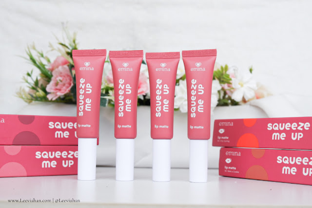 Emina Squeeze Me Up Lip Matte Review, Emina Squeeze Me Up Lip Matte swatch, Lipstick Emina, lipstick lokal, Emina cosmetics, lipstik terjangkau